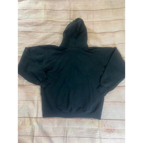 Vintage Thrasher Unisex Black Hooded Skater Sweater Skateboarding - Medium - Picture 12 of 12